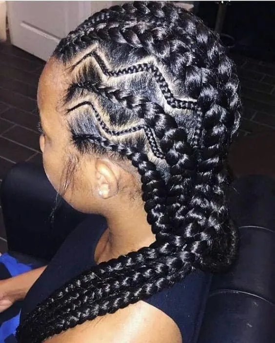 Small Zig Zag Feed in Braids