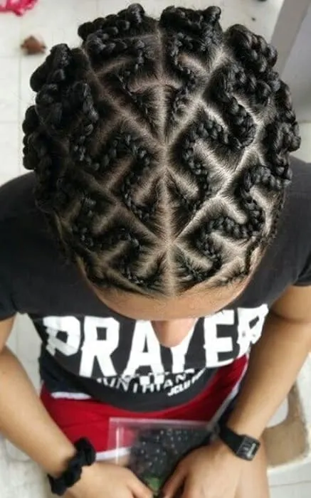 zig zag braid hairstyles