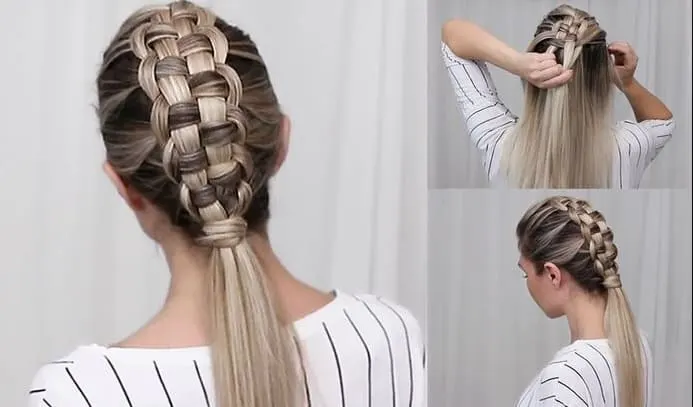 How to do zipper braids