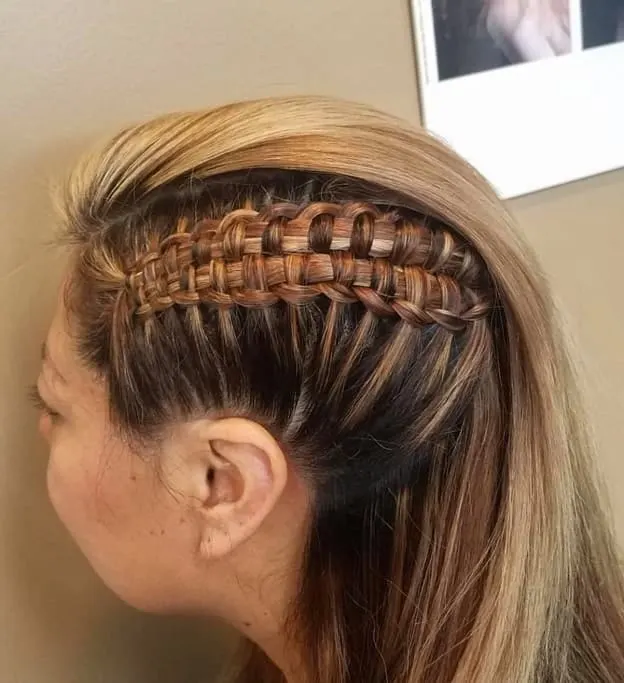 Side Zipper Braid for Girls